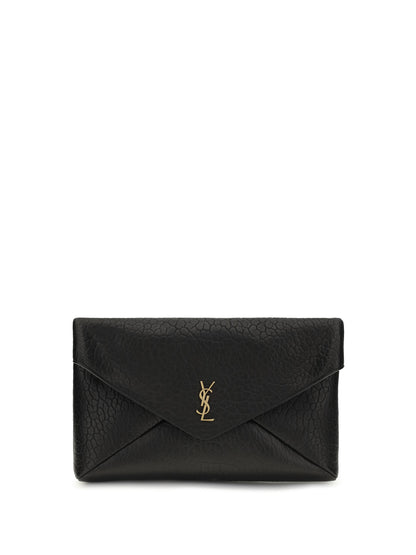 SAINT LAURENT OS cassandre clutch bag