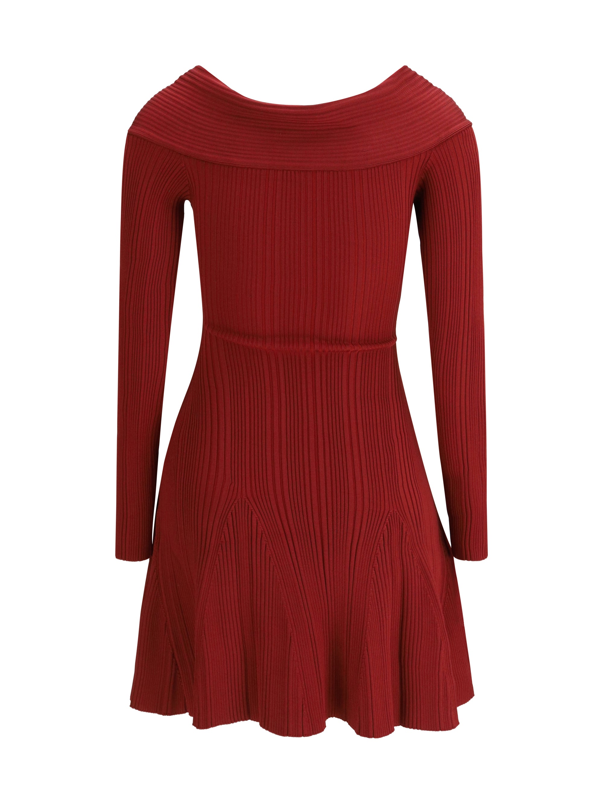 SELF-PORTRAIT M viscose knit mini dress