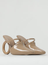 FERRAGAMO 6½ elina mules in brushed leather