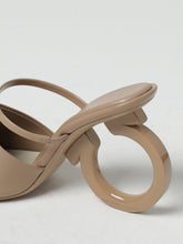 FERRAGAMO 6½ elina mules in brushed leather