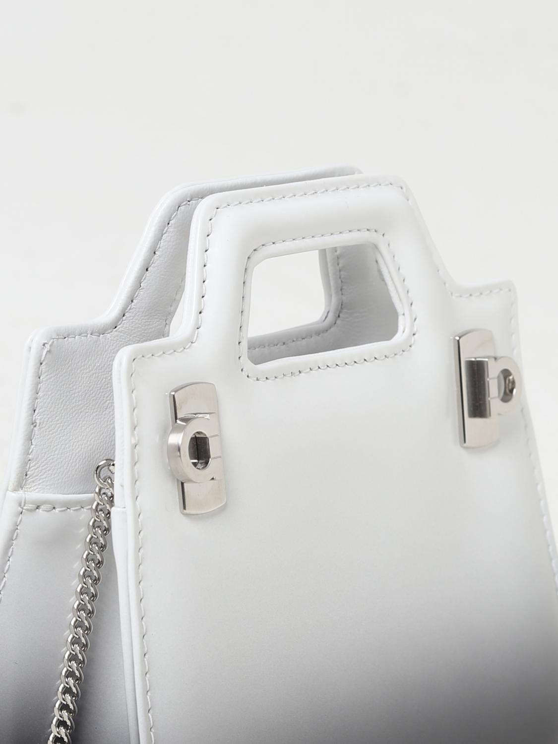 FERRAGAMO OS wanda mini bag in brushed leather