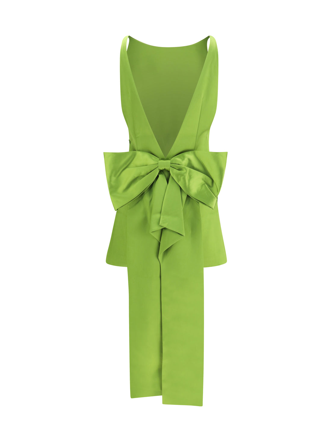 SELF-PORTRAIT 8 satin dress with back bow