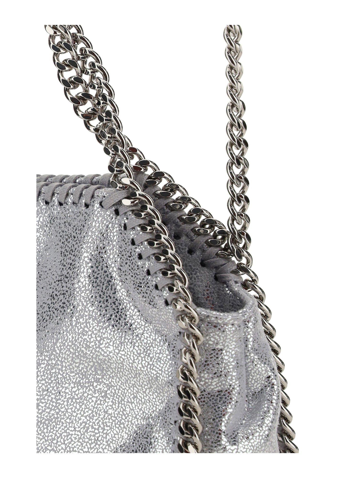 STELLA MCCARTNEY OS tiny shaggy tote shoulder bag