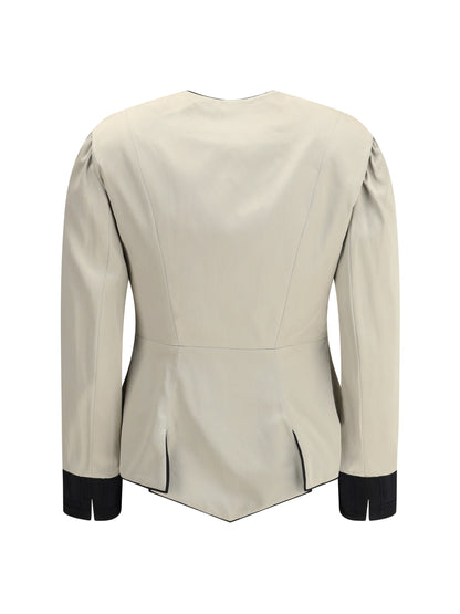 CHLOÉ 40 tailored silk jacket