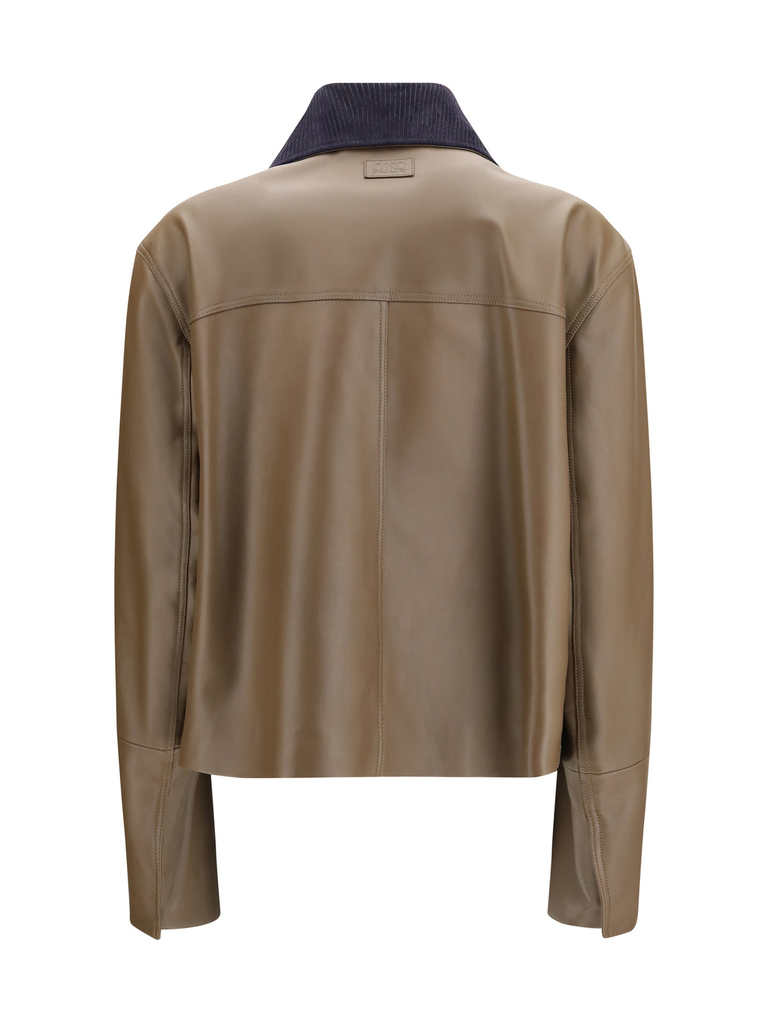 LOEWE 38 cropped nappa leather jacket