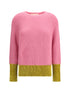 MARNI 40 color block wool sweater