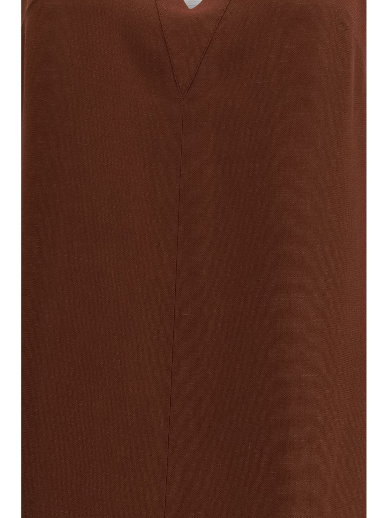 BRUNELLO CUCINELLI L v-neck long dress