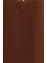 BRUNELLO CUCINELLI L v-neck long dress