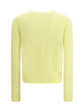 ALLUDE L cashmere sweater with decorative ties