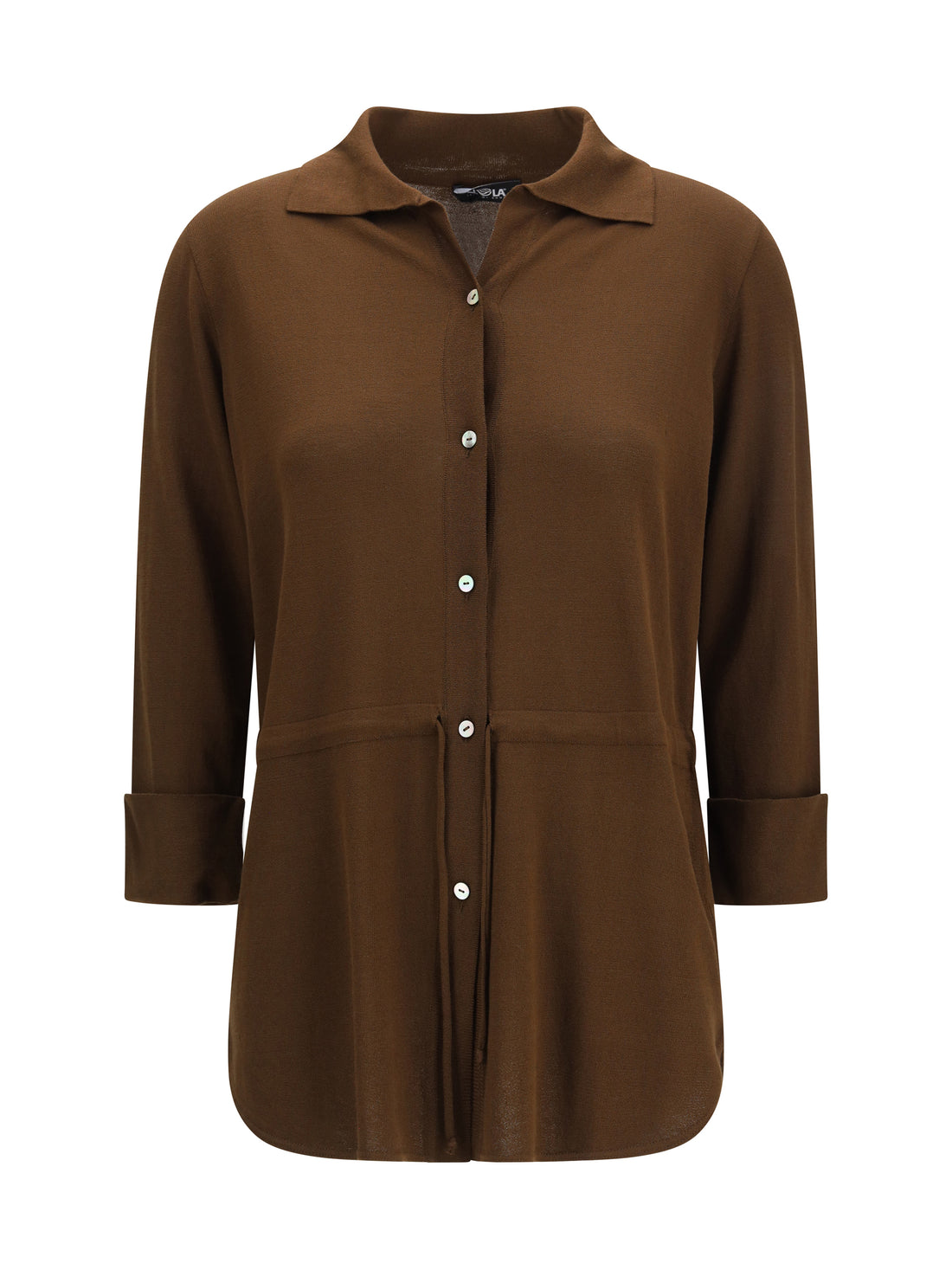 ELLA S waist drawstring shirt