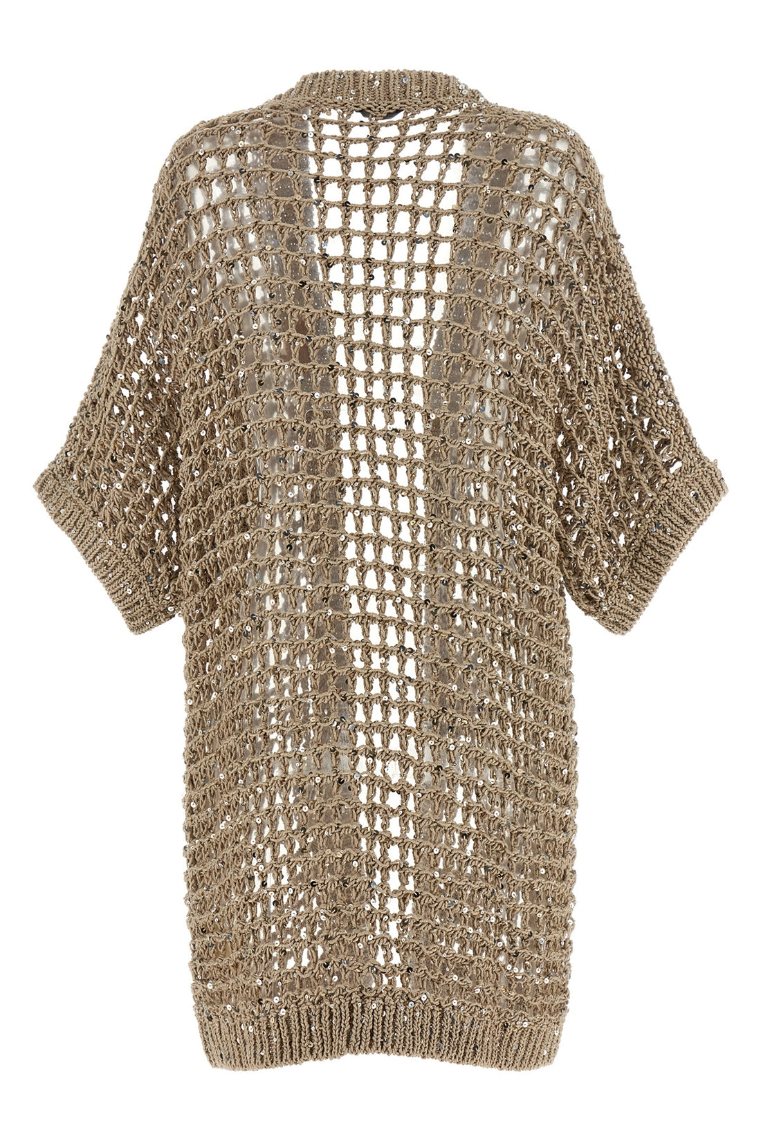 PESERICO 44 tricot aurea cotton webbing cardigan