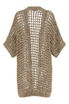 tricot aurea cotton webbing cardigan