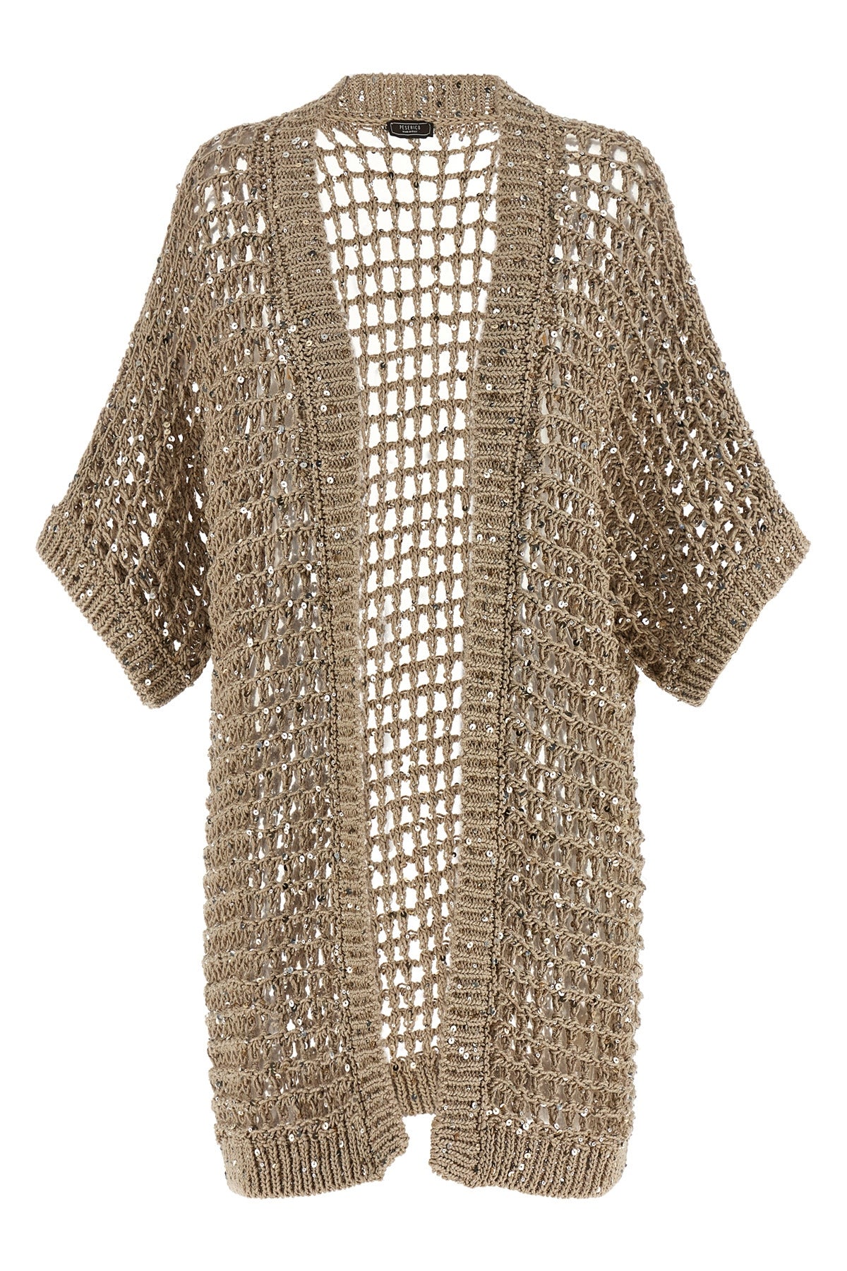tricot aurea cotton webbing cardigan