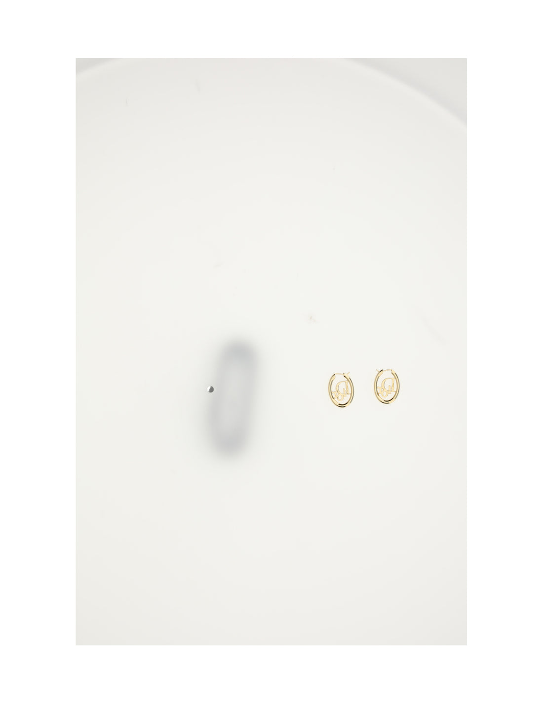 DIOR OS dior oblique earrings