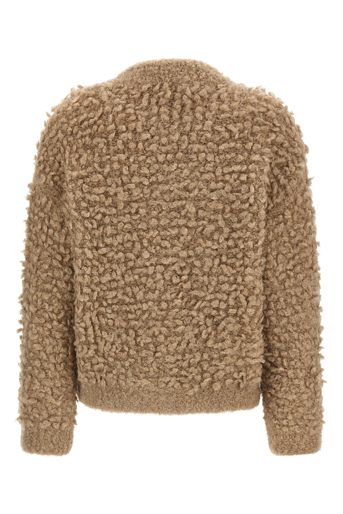PESERICO 38 the peserico bomber jacket redefines the codes of knitwear through material volu