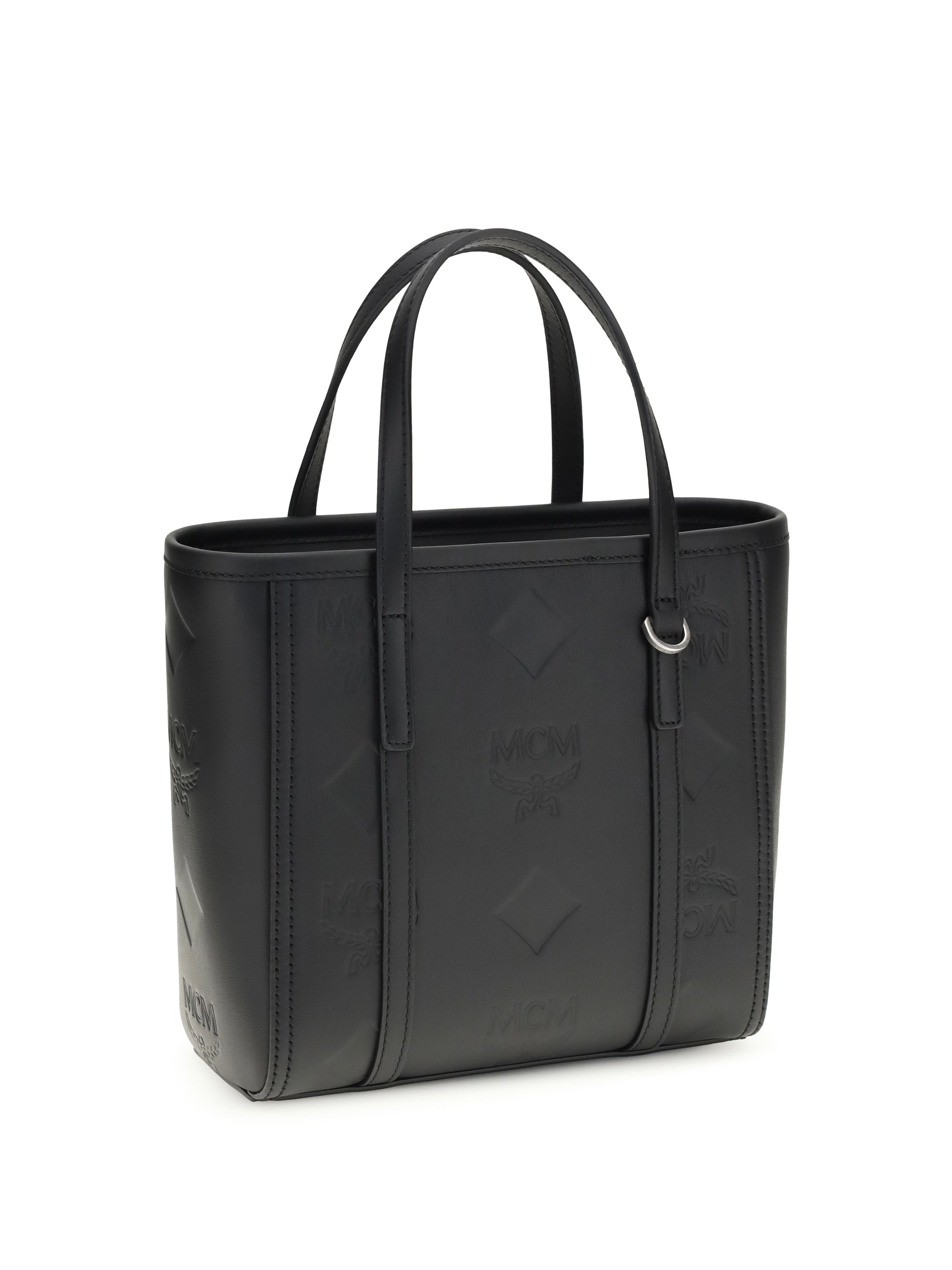toni small tote bag with embossed maxi visetos motif