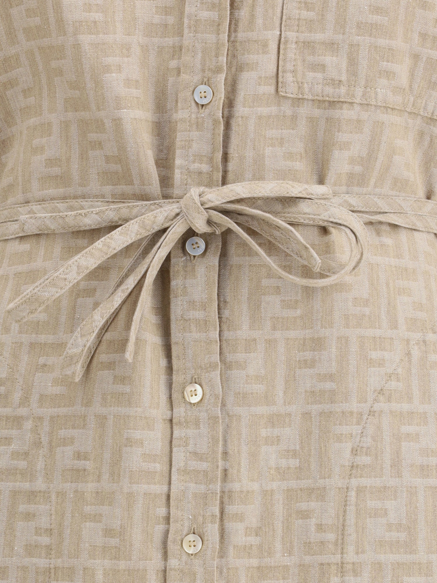 FENDI 40 chambray dress