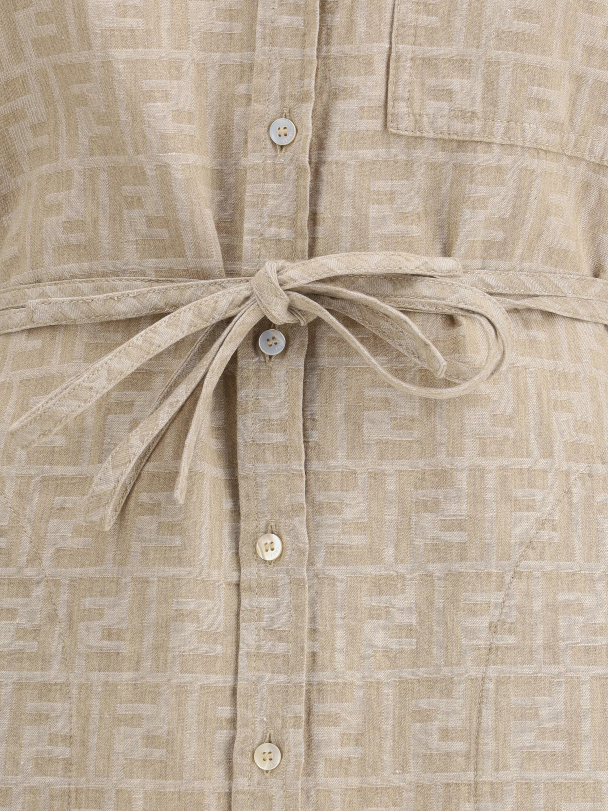 FENDI 40 chambray dress