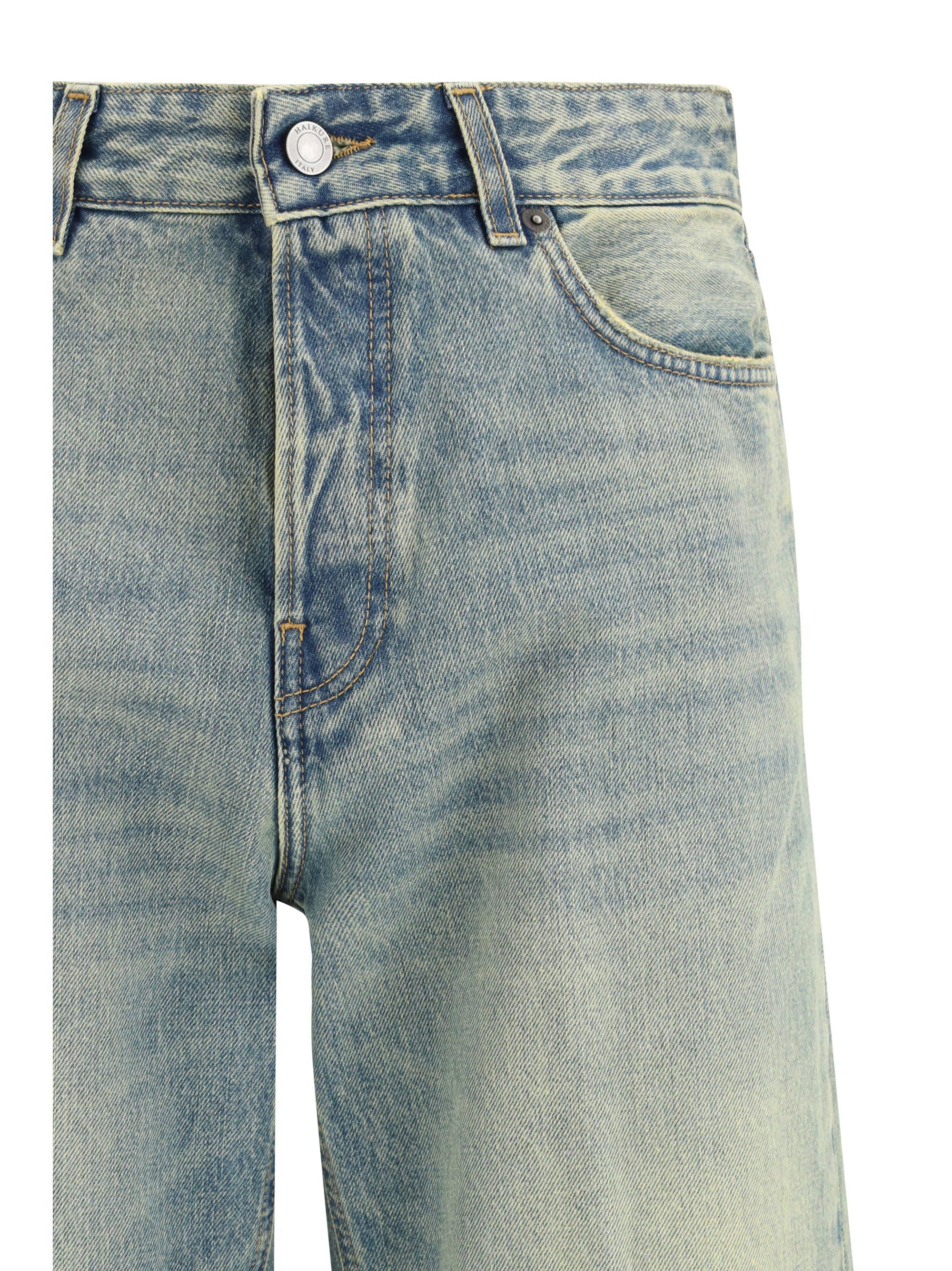 straight-leg jeans
