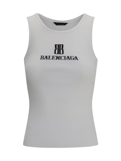 BALENCIAGA L logoed top
