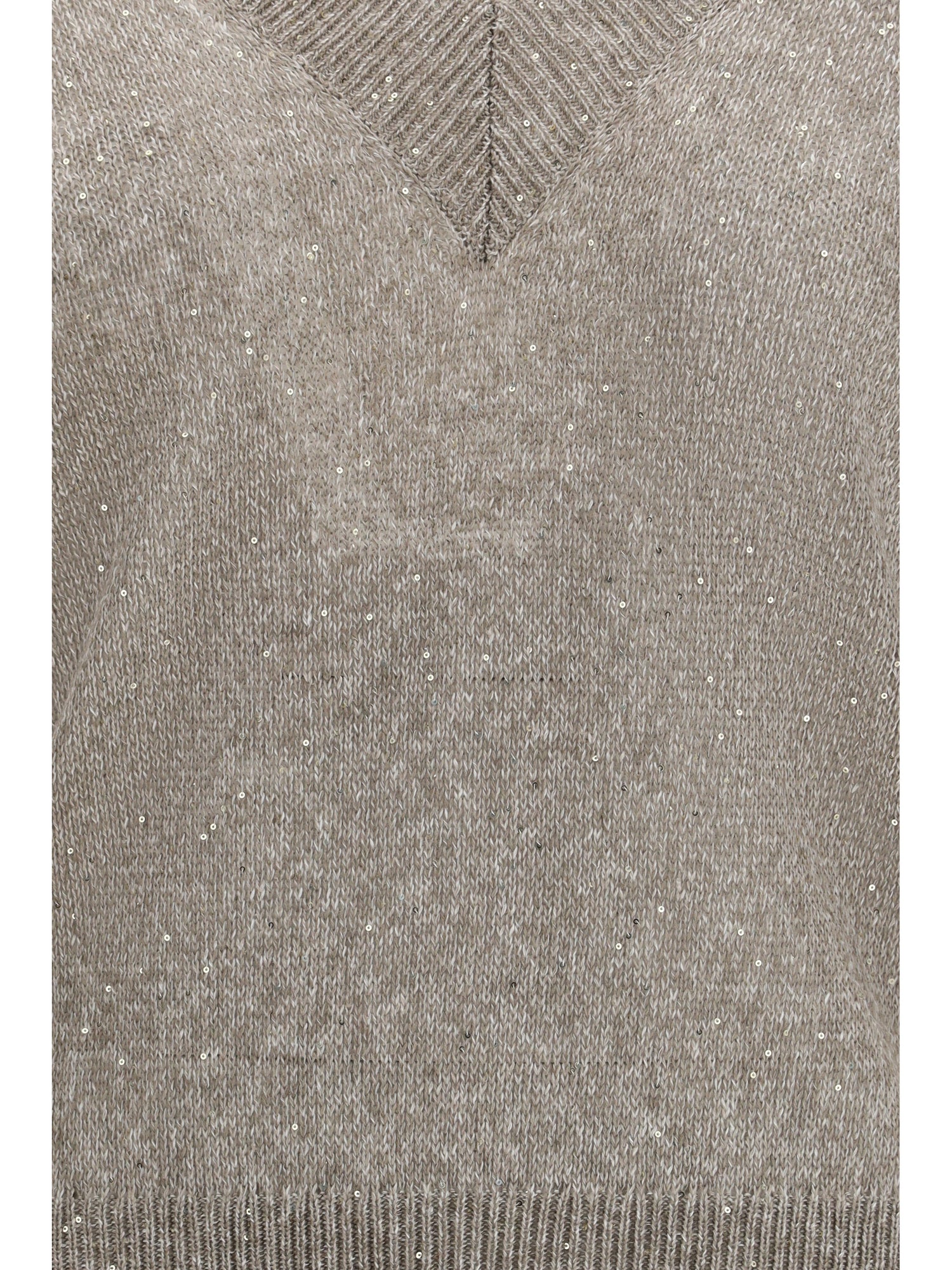 BRUNELLO CUCINELLI L sparkling linen sweater