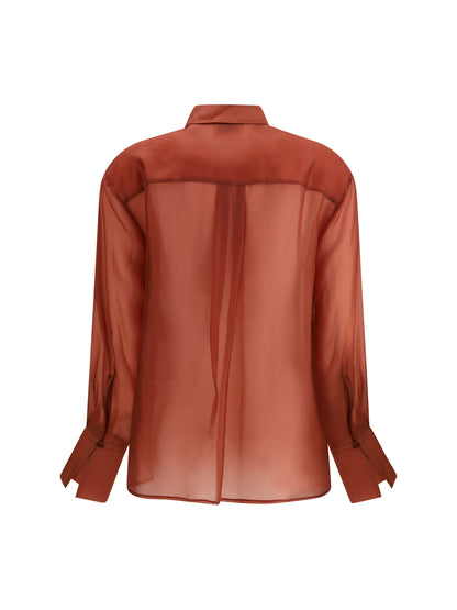 FORTE_FORTE II organza shirt