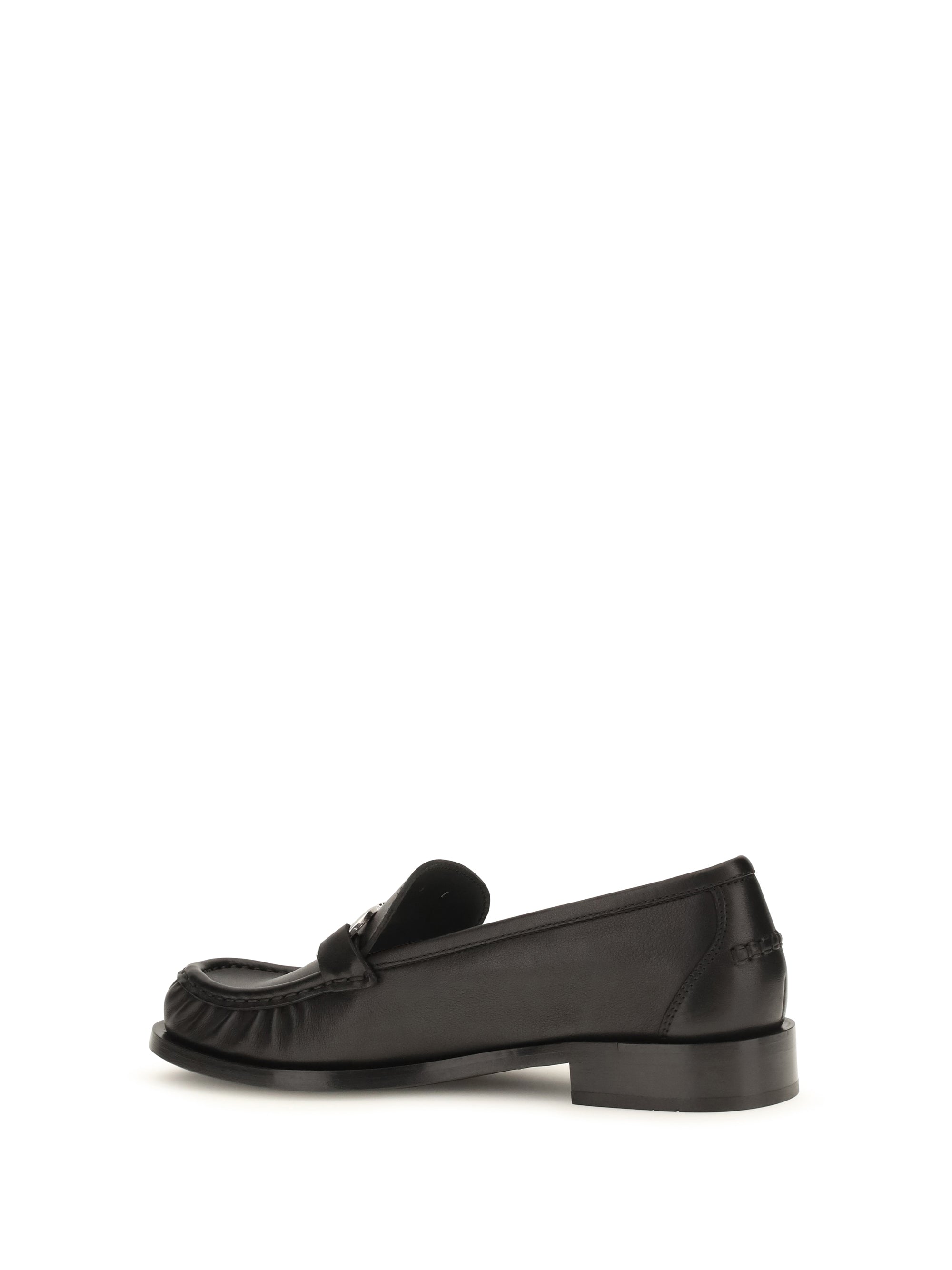 leather loafers
