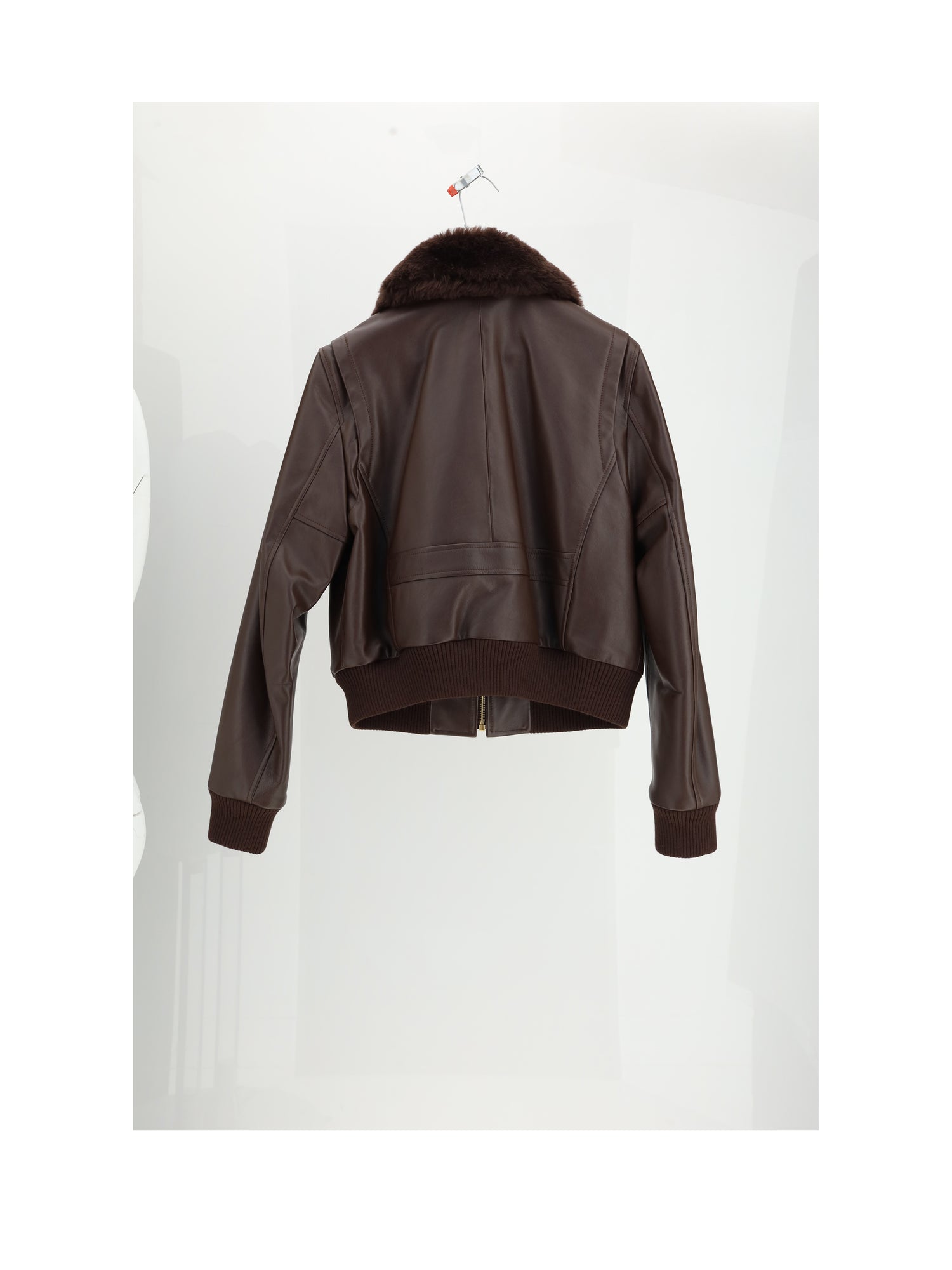 CELINE 38 blouson aviateur col amovible