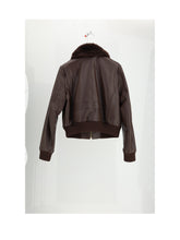 CELINE 38 blouson aviateur col amovible