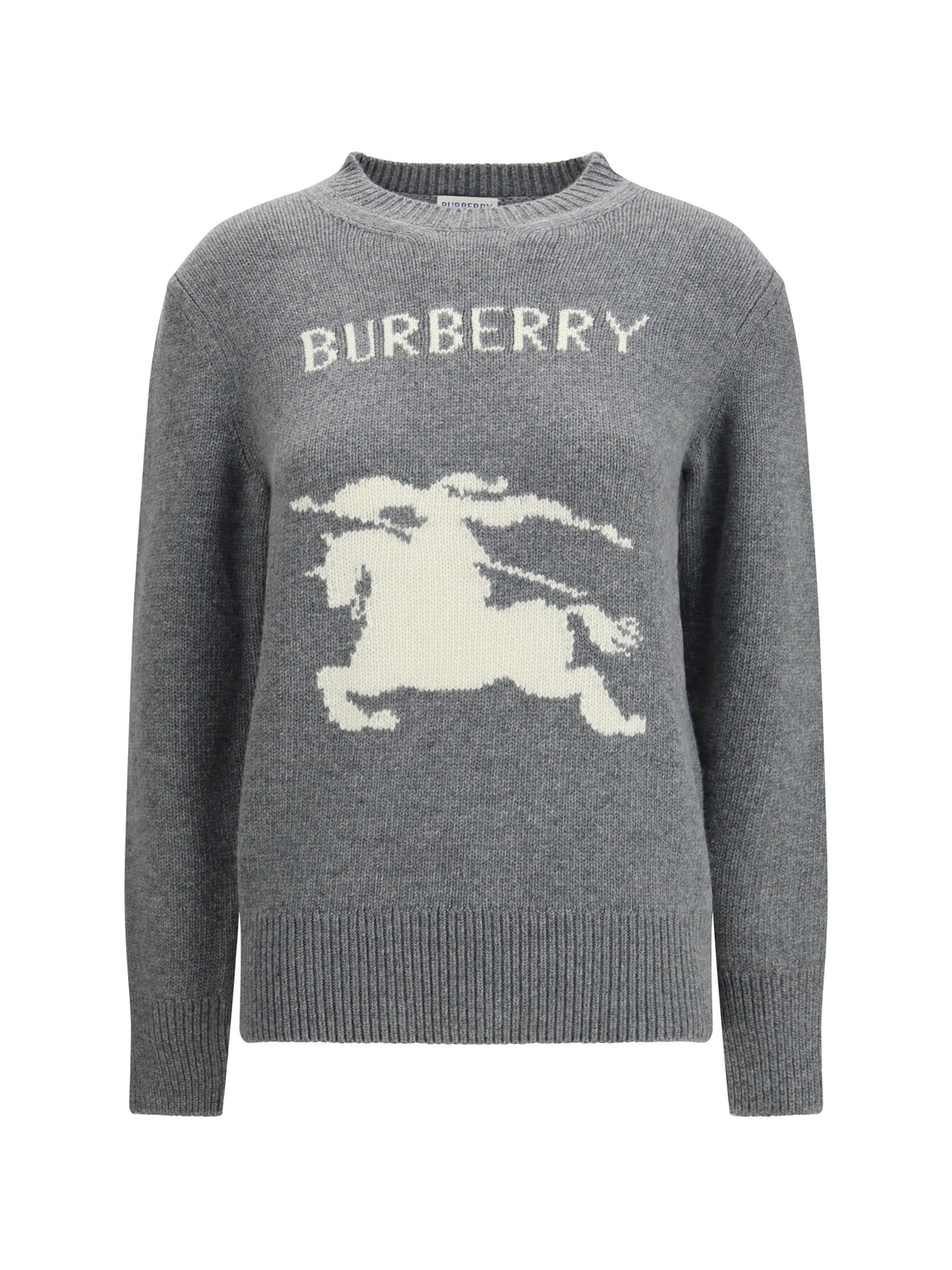 BURBERRY L wool and cashmere sweater with ekd