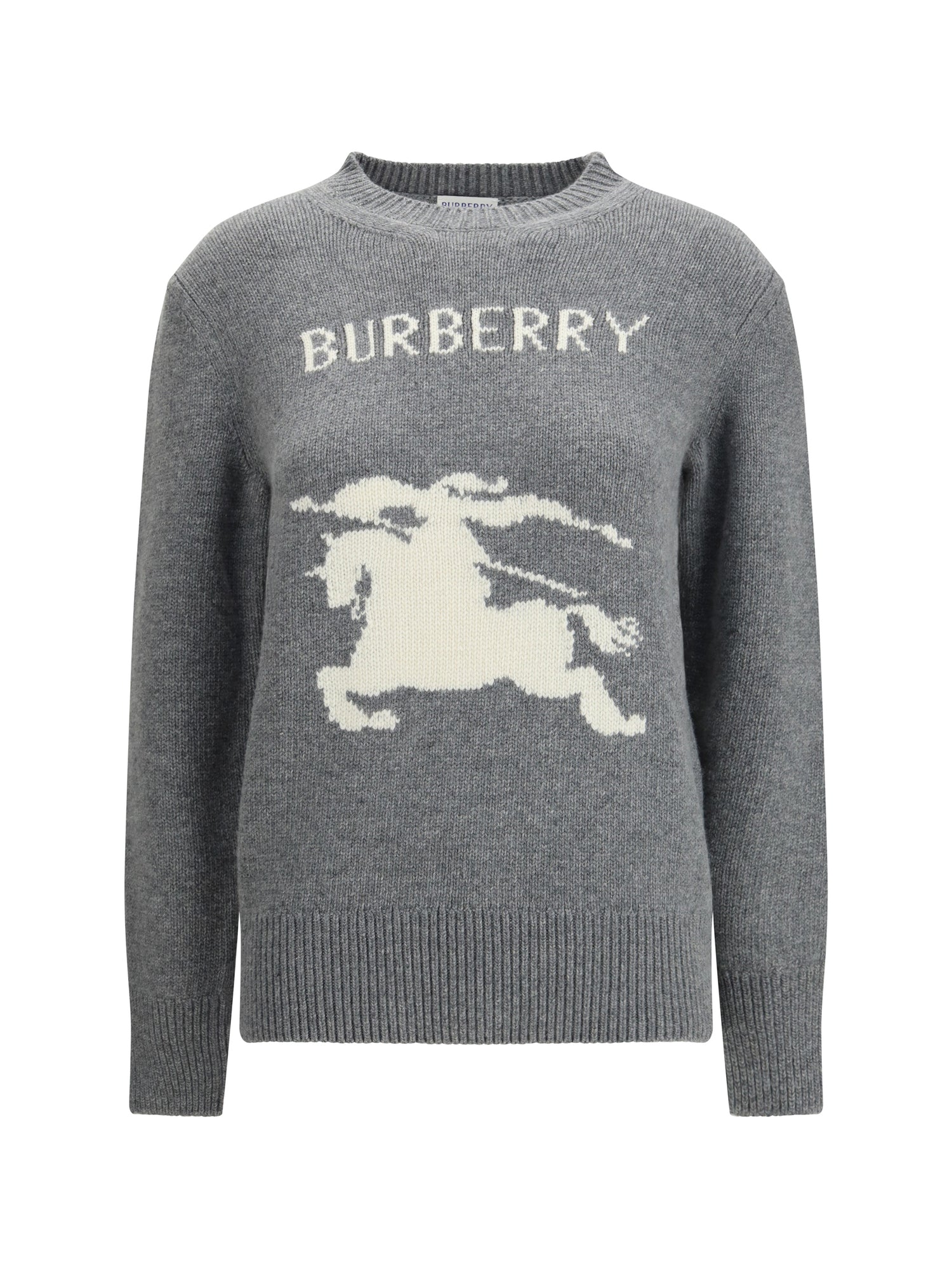 BURBERRY L wool and cashmere sweater with ekd