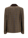 blazer shelley in wool blend tweed