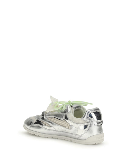 PINKO 36 yulia sneakers in mesh with leather inserts