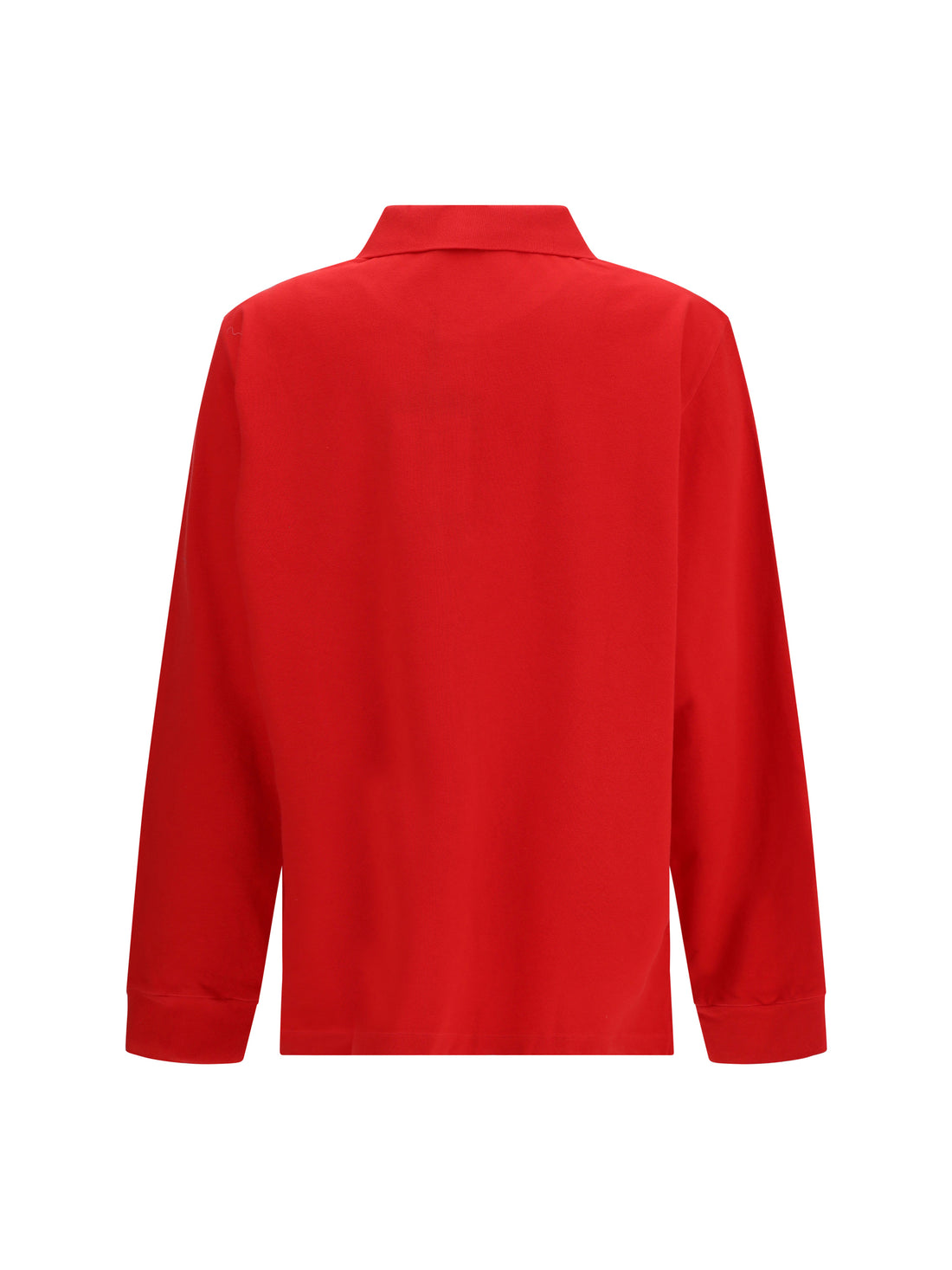 PRADA 36 long-sleeve cotton piqué polo