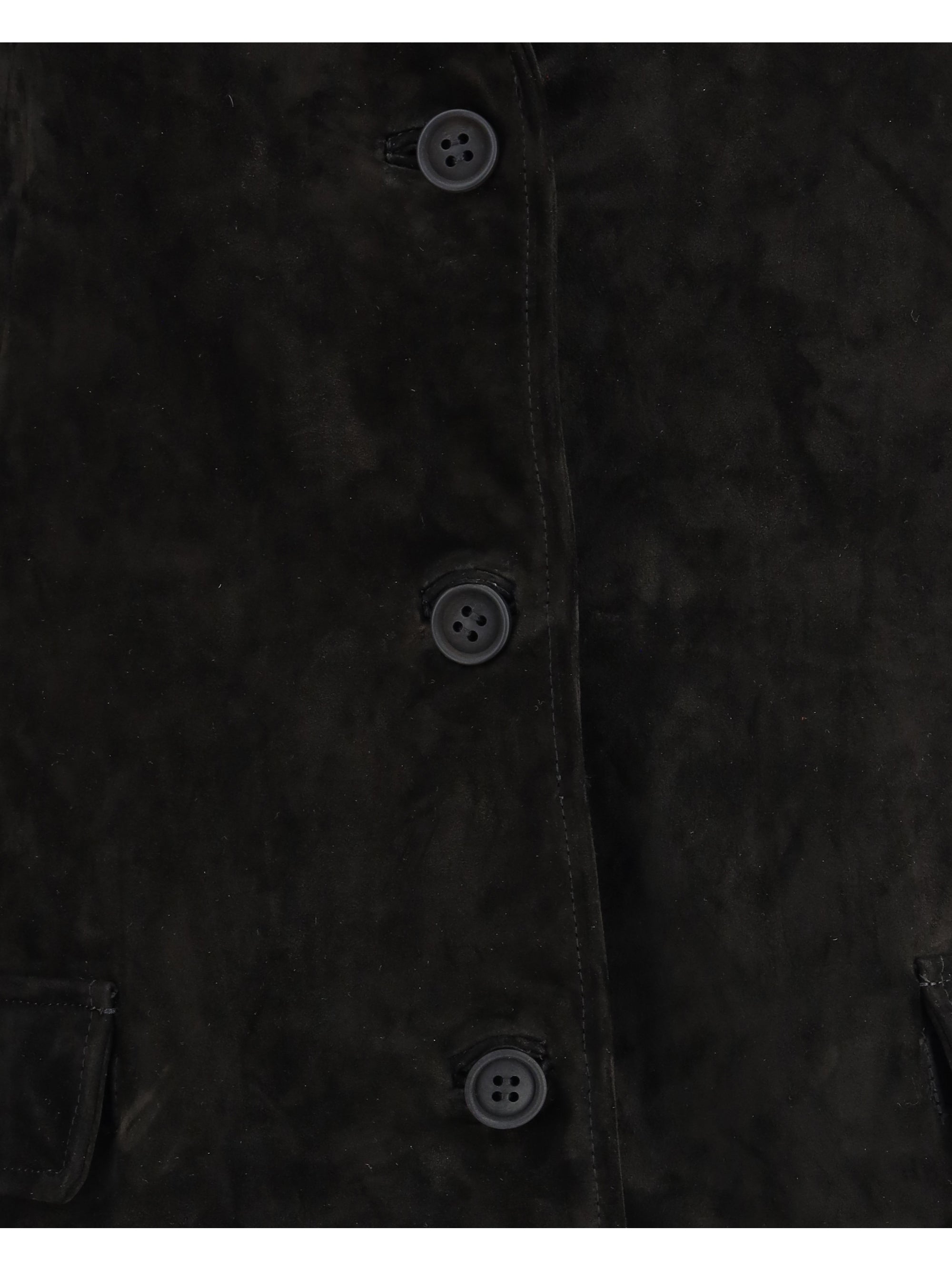 SALVATORE SANTORO 44 suede leather jacket