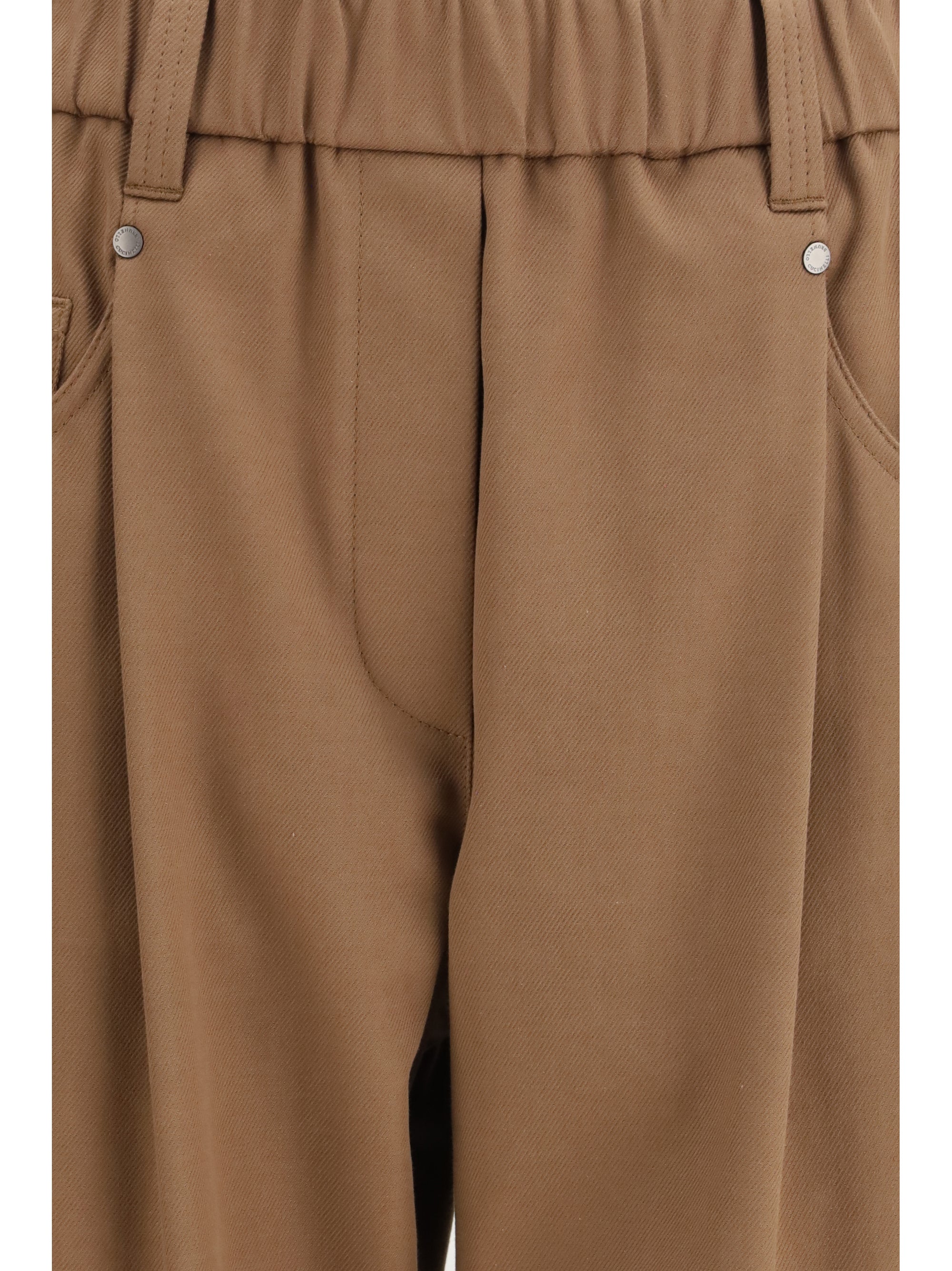 BRUNELLO CUCINELLI 40 cotton trousers 