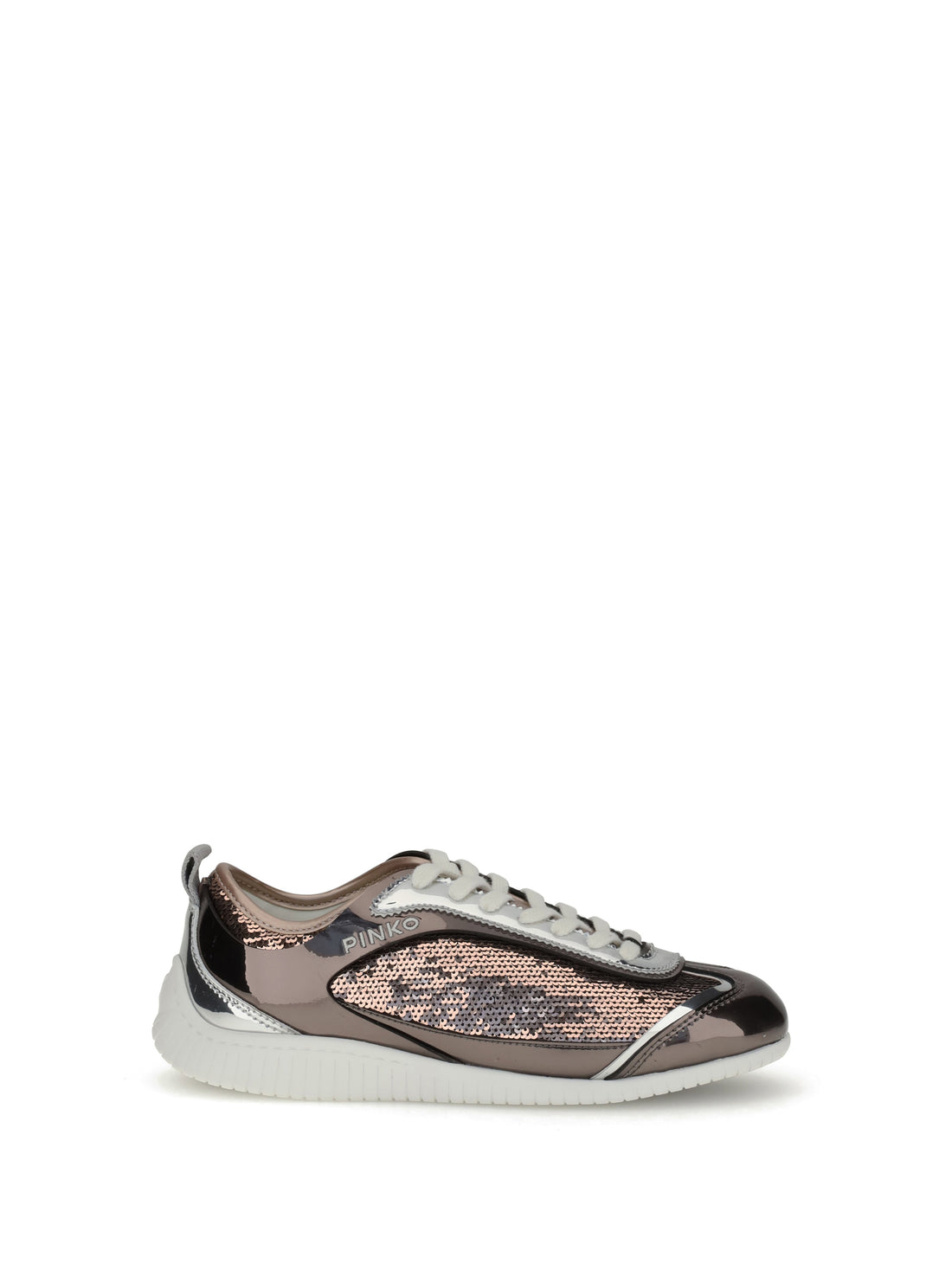 PINKO 36 sequined mirror fabric reby 10 sneakers 
