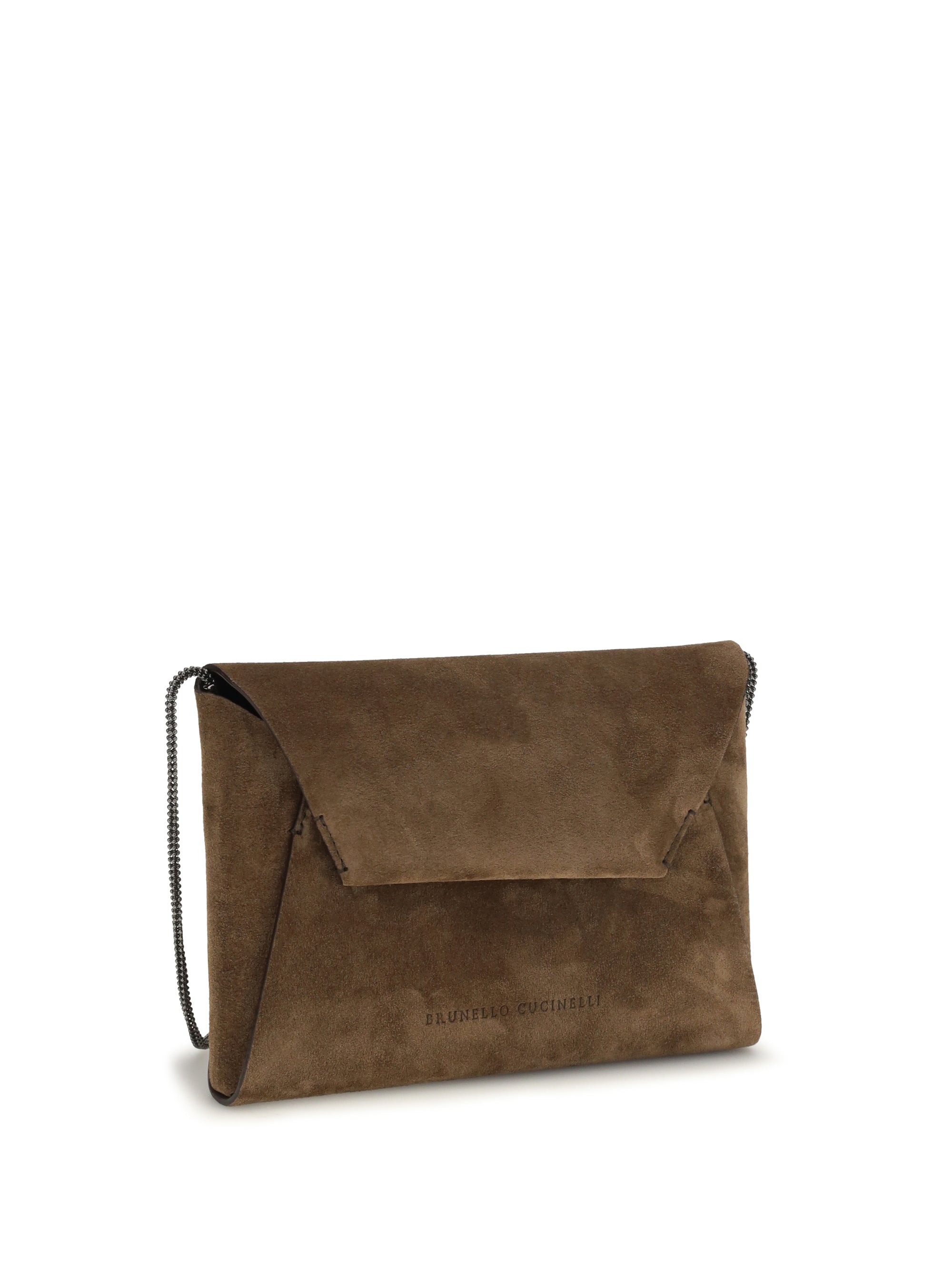 bc duo suede clutch bag