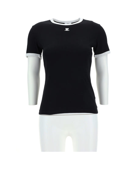 COURRÈGES L logo t-shirt