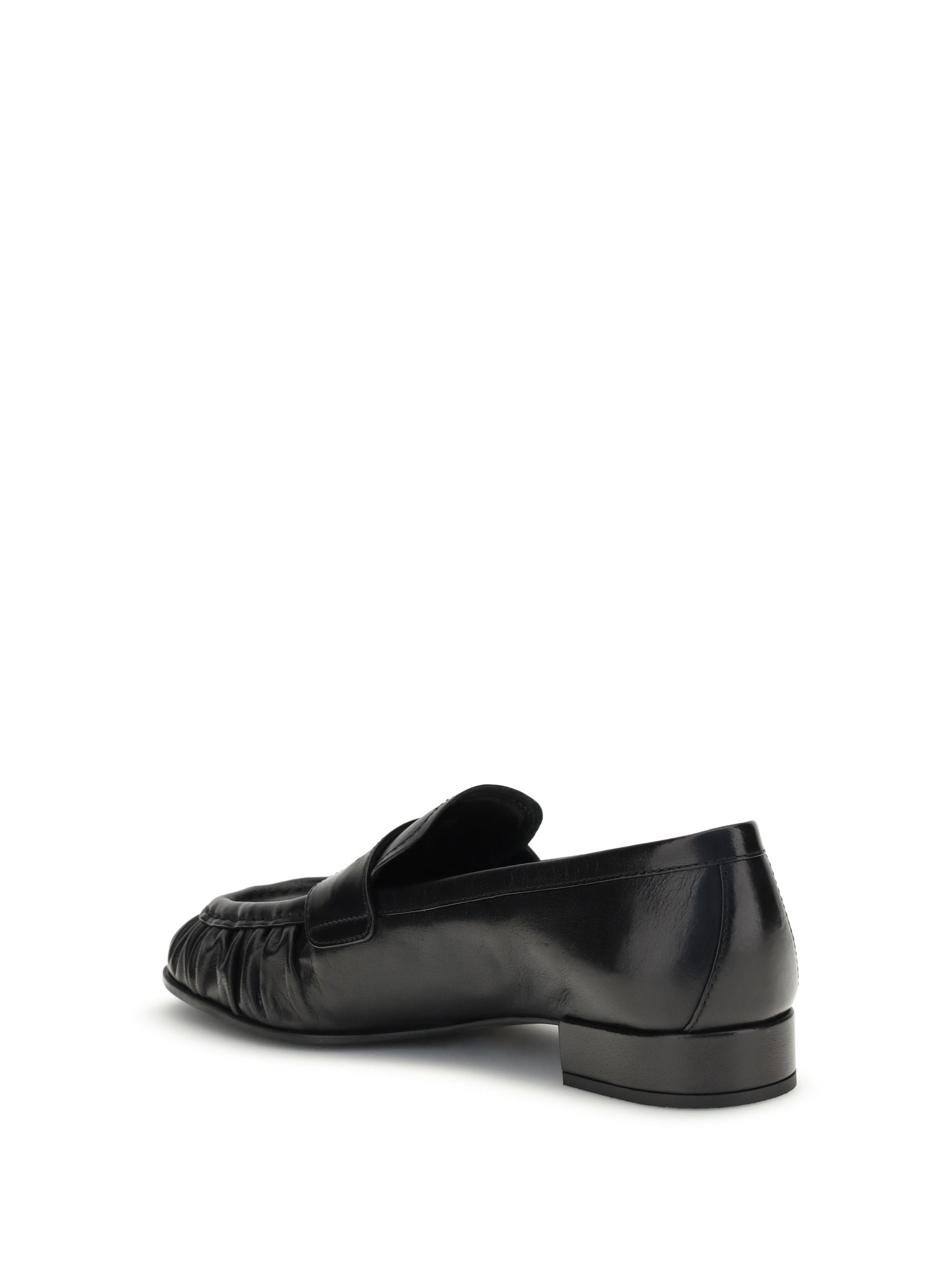 leather loafers