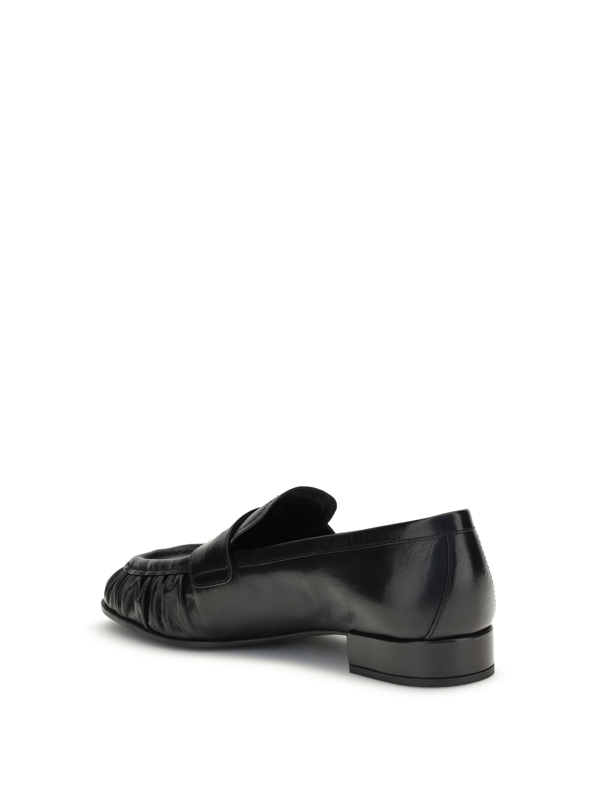 leather loafers