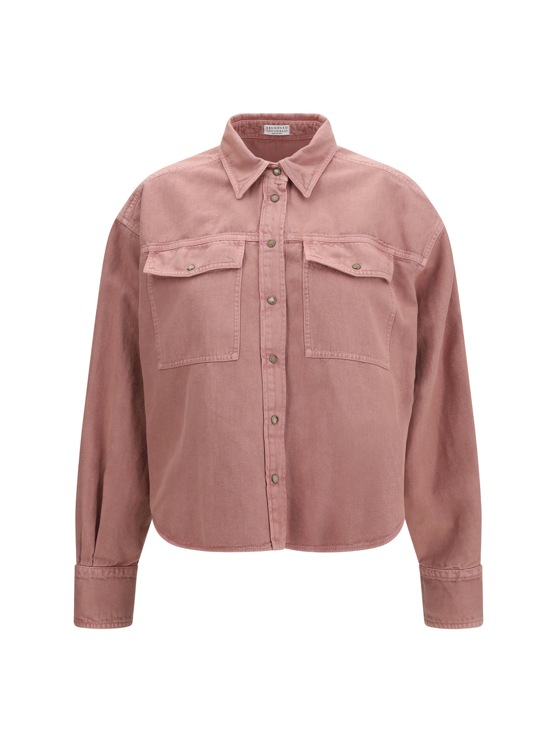 BRUNELLO CUCINELLI S cotton and linen shirt