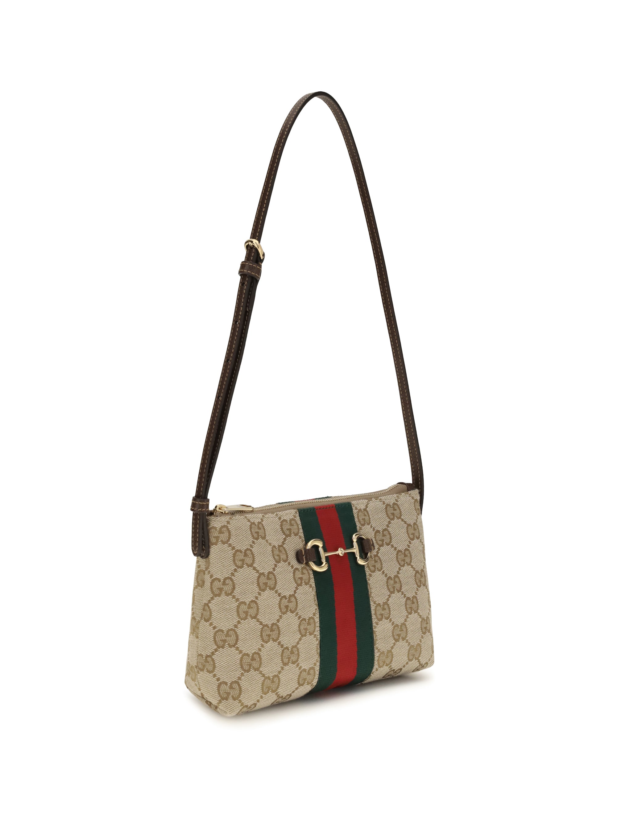 shoulder bag with horsebit
