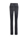 skinny washed cotton denim jeans
