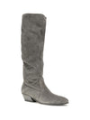 high suede boots