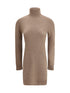 MAX MARA PURE L stretch cashmere mini dress