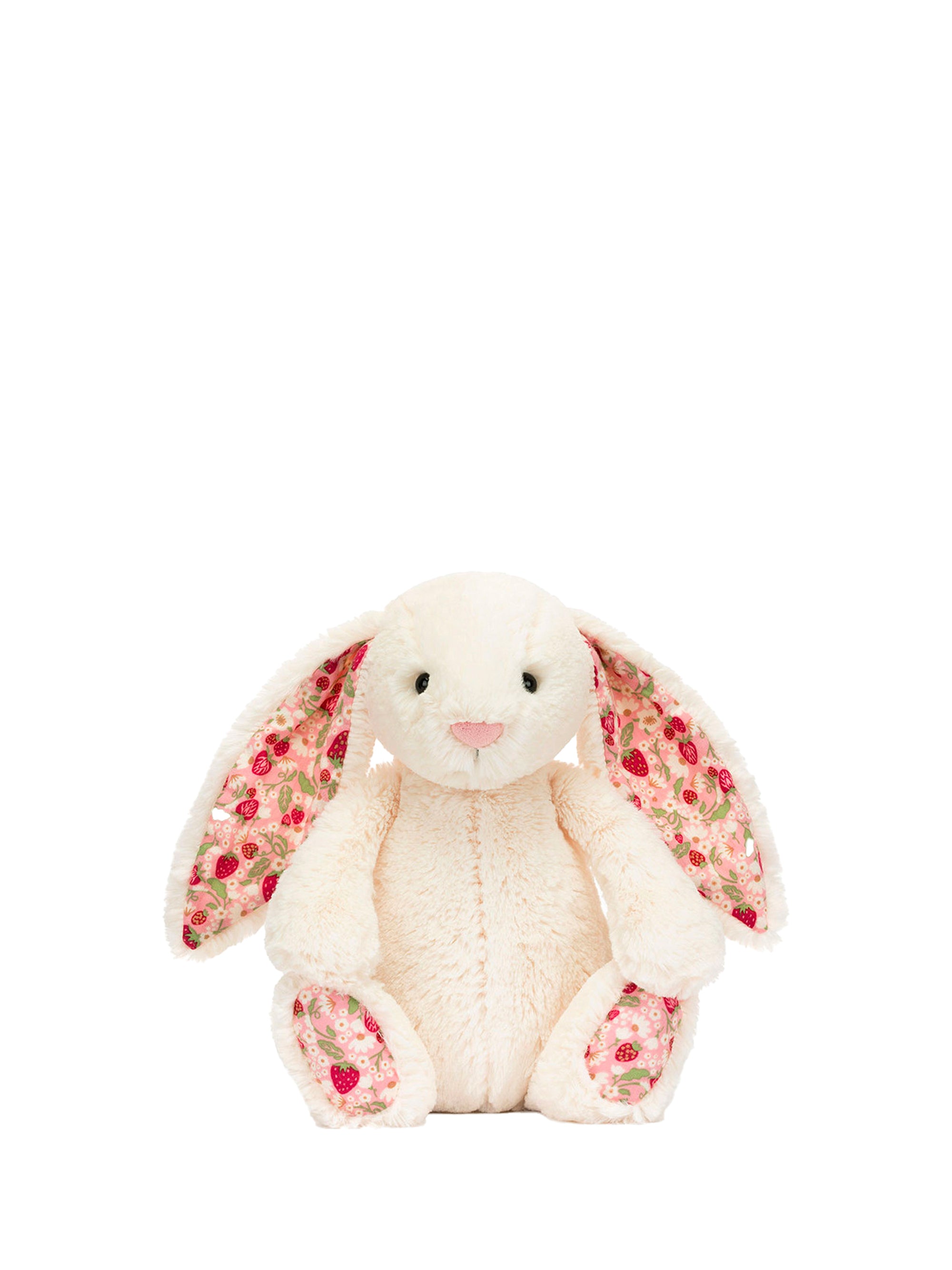 medium blossom blush bunny plush toy