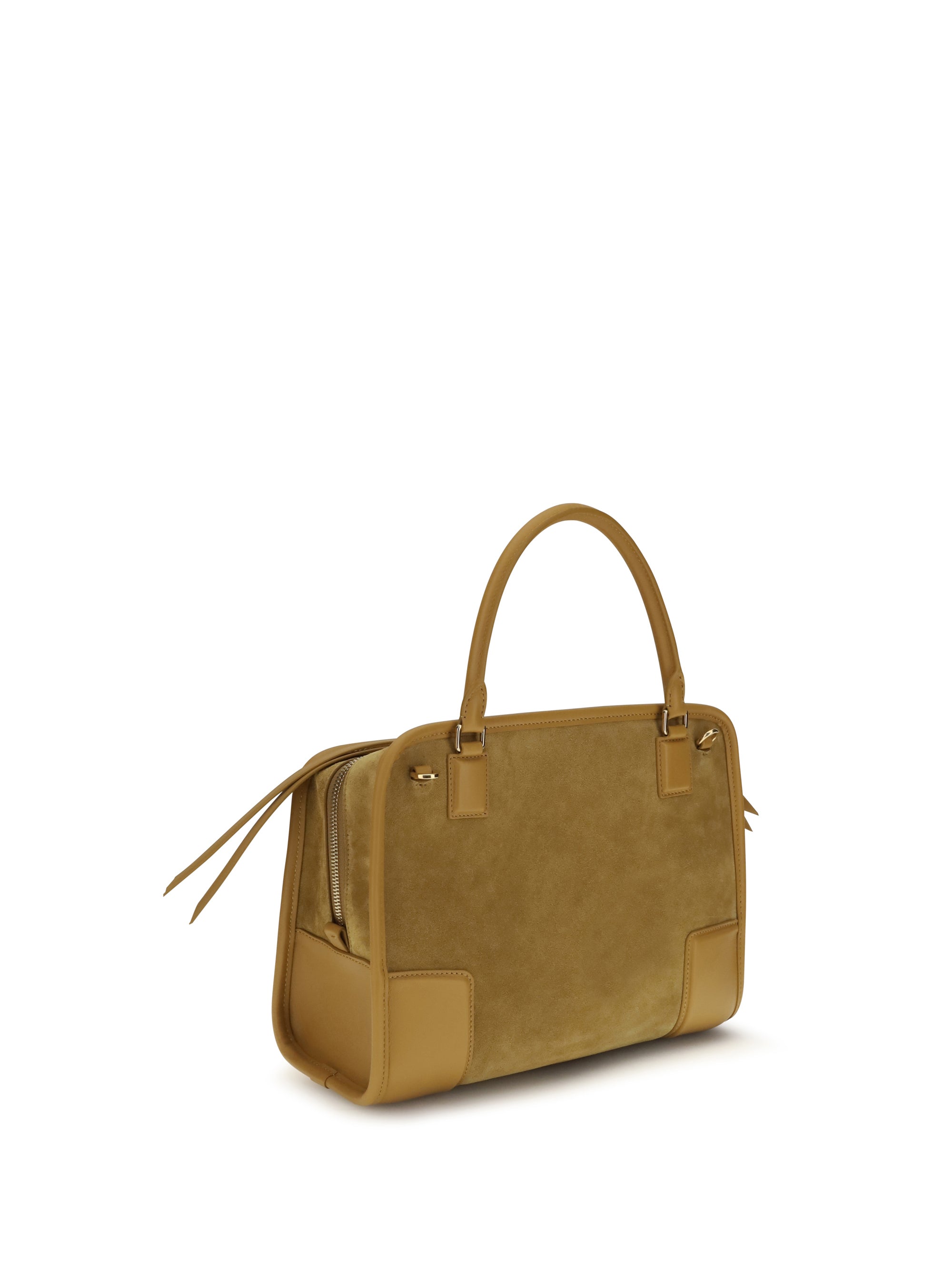 medium amazona 180 suede handbag