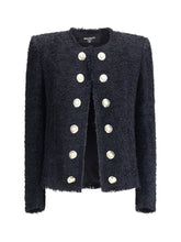 BALMAIN 36 tweed spencer jacket