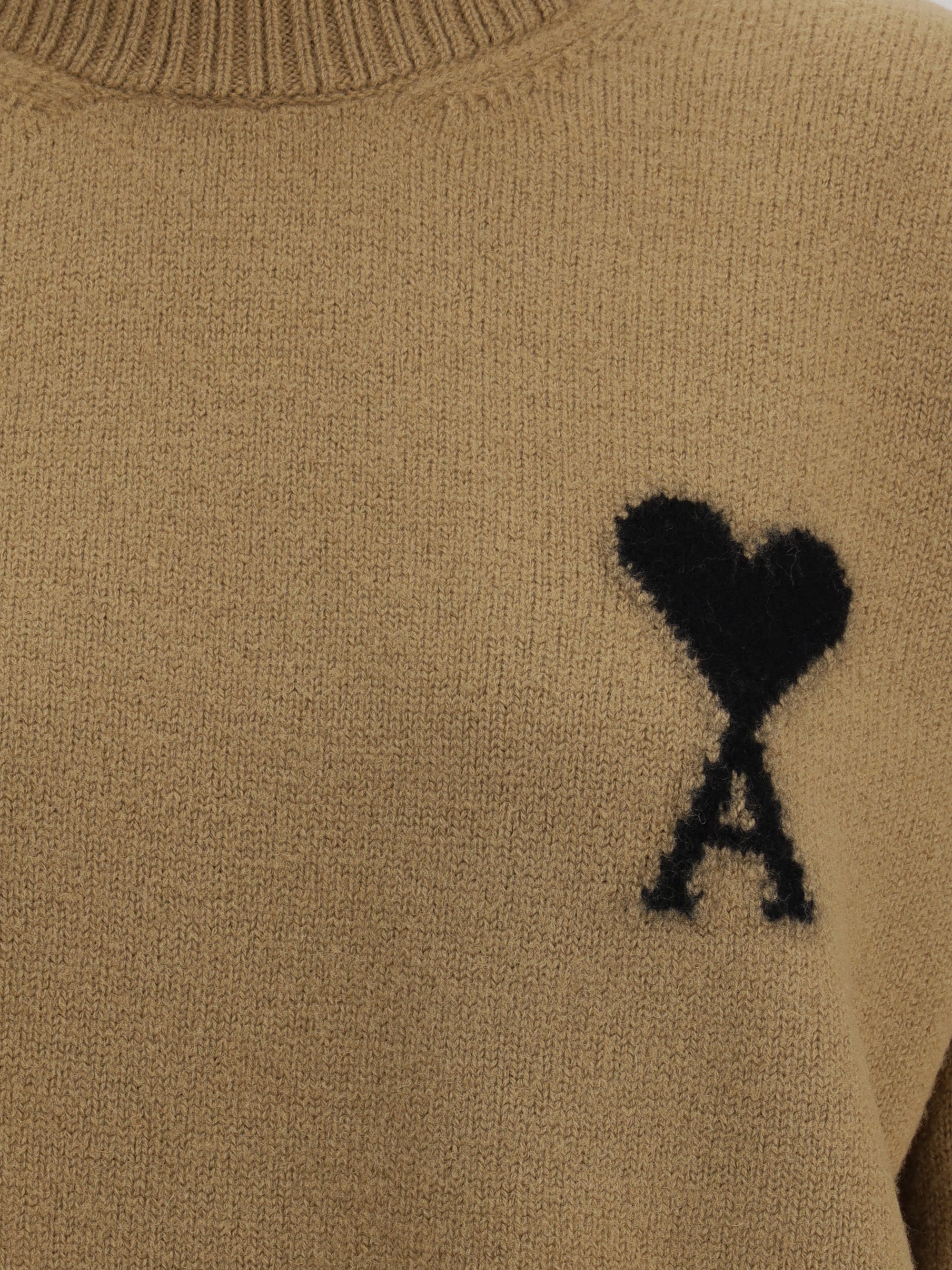 AMI PARIS L ami de coeur turtleneck sweater